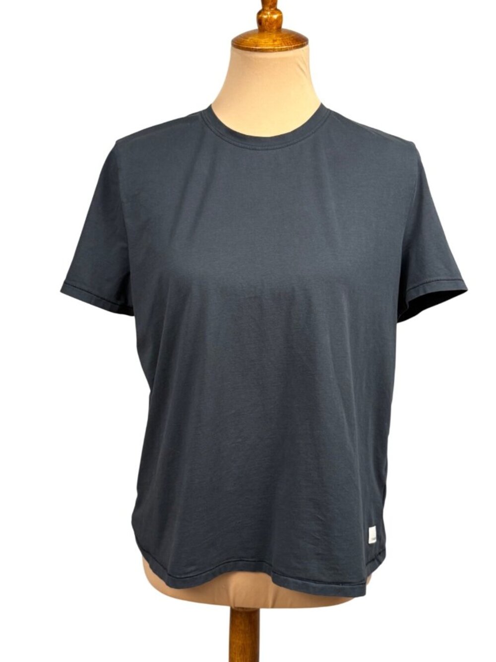 Vuori Womens Feather Classic Short Sleeve Tee Gray Size Small Lightweight Stretc
